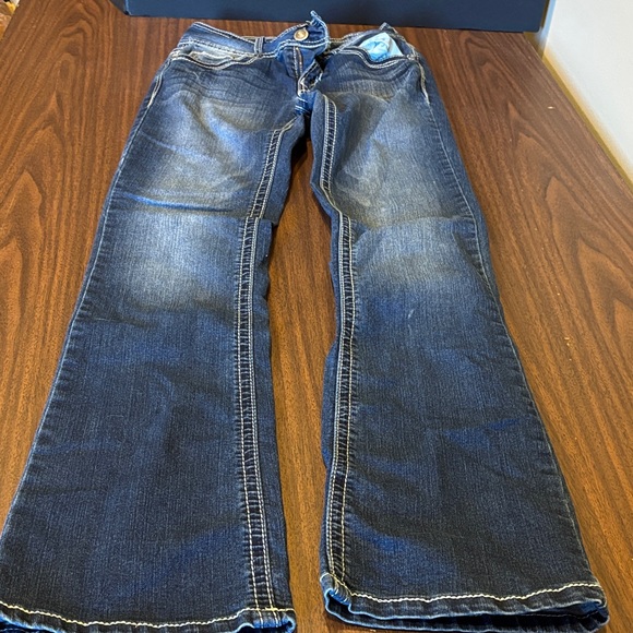 Wallflower Women's Boot Cut Jeans - Dark Blue - Picture 1 of 5